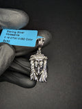 Solid 925 Sterling Silver Icy VVS D Moissanite High Polished Jesus Piece Pendant