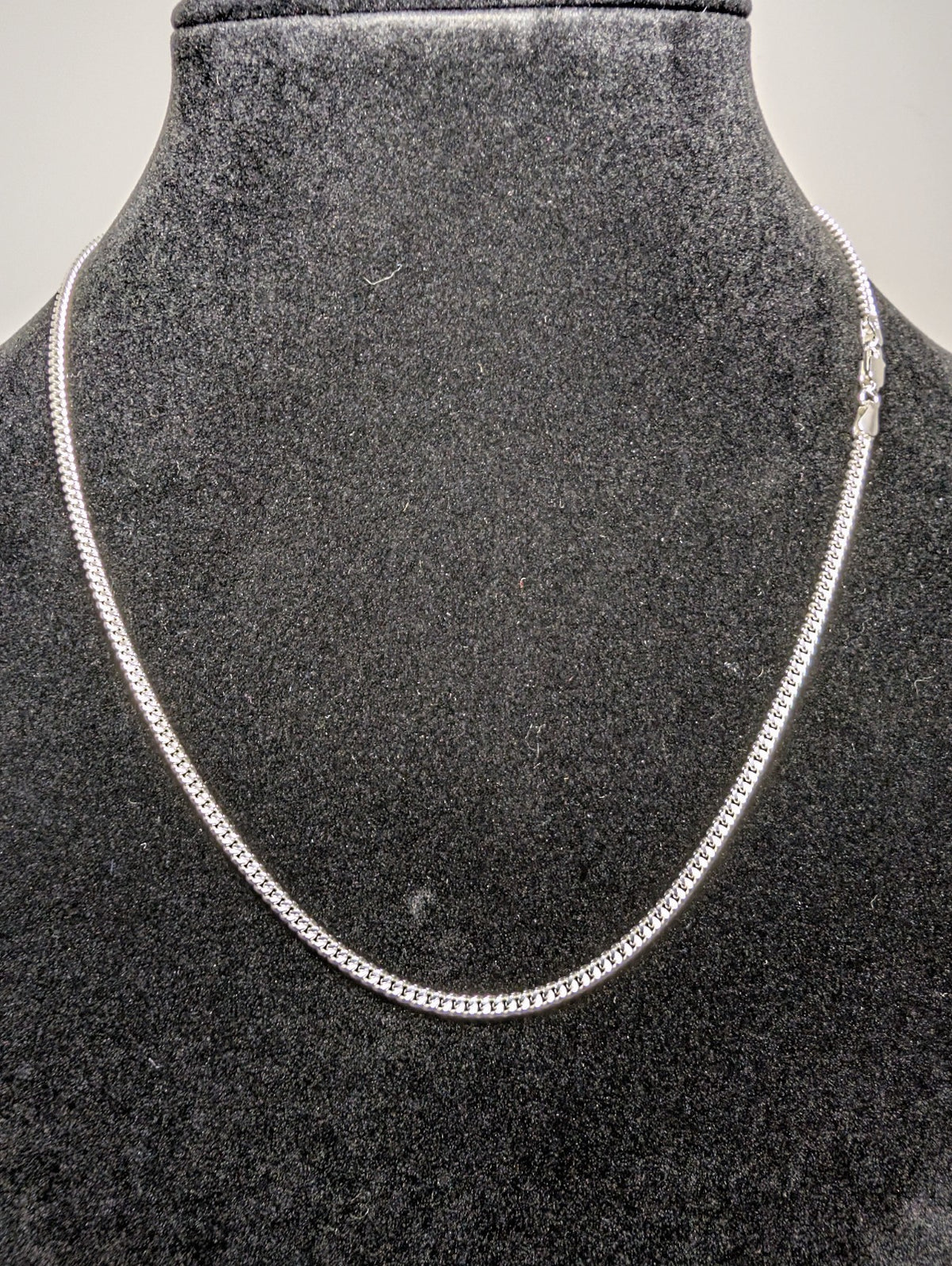 Solid 925 Italian Sterling Silver 20in 2.9mm Miami Cuban Chain Necklace
