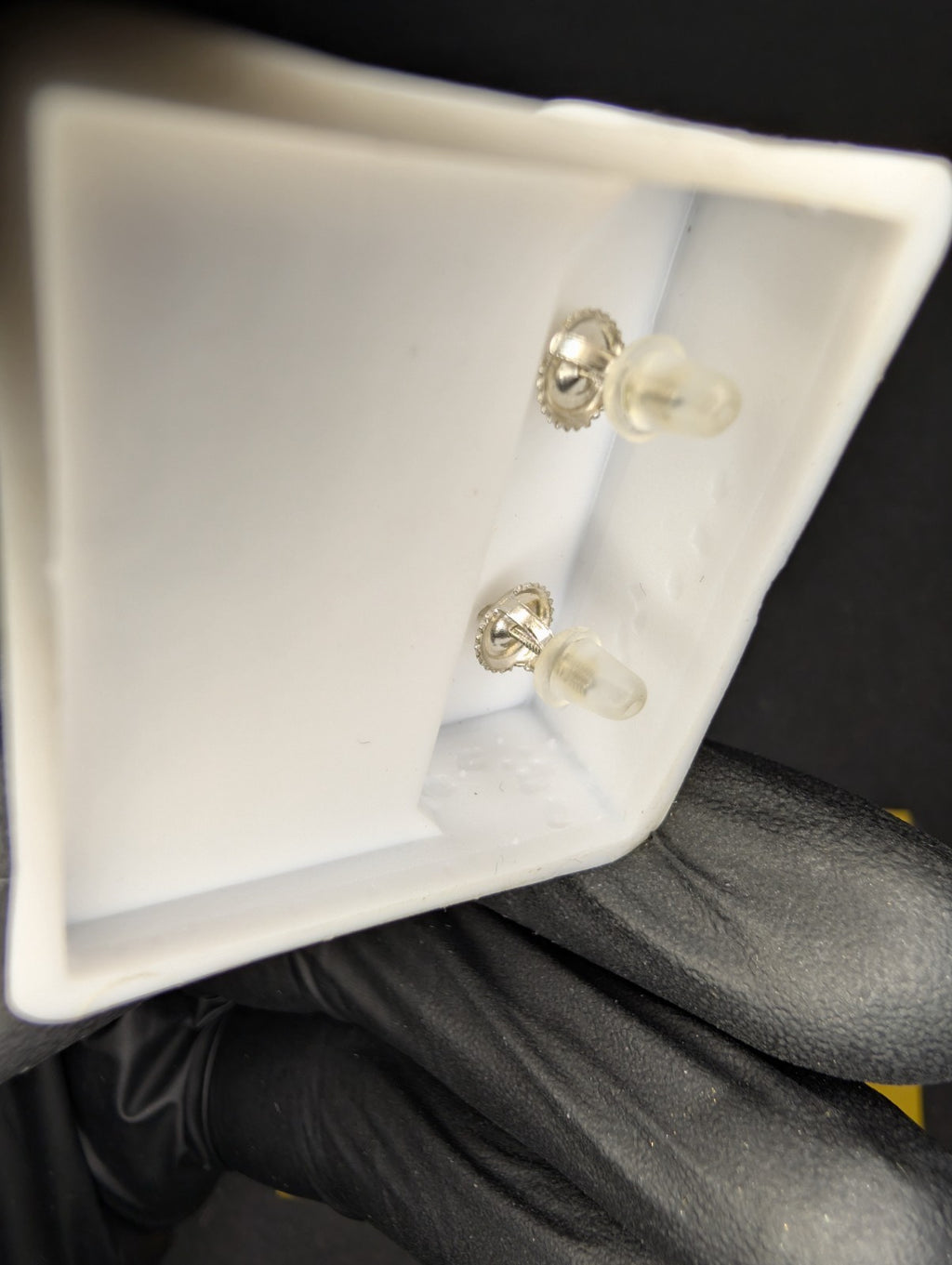 Solid 925 Silver GRA Certified Moissanite 8.0mm Cluster w/ Raised Halo Studs