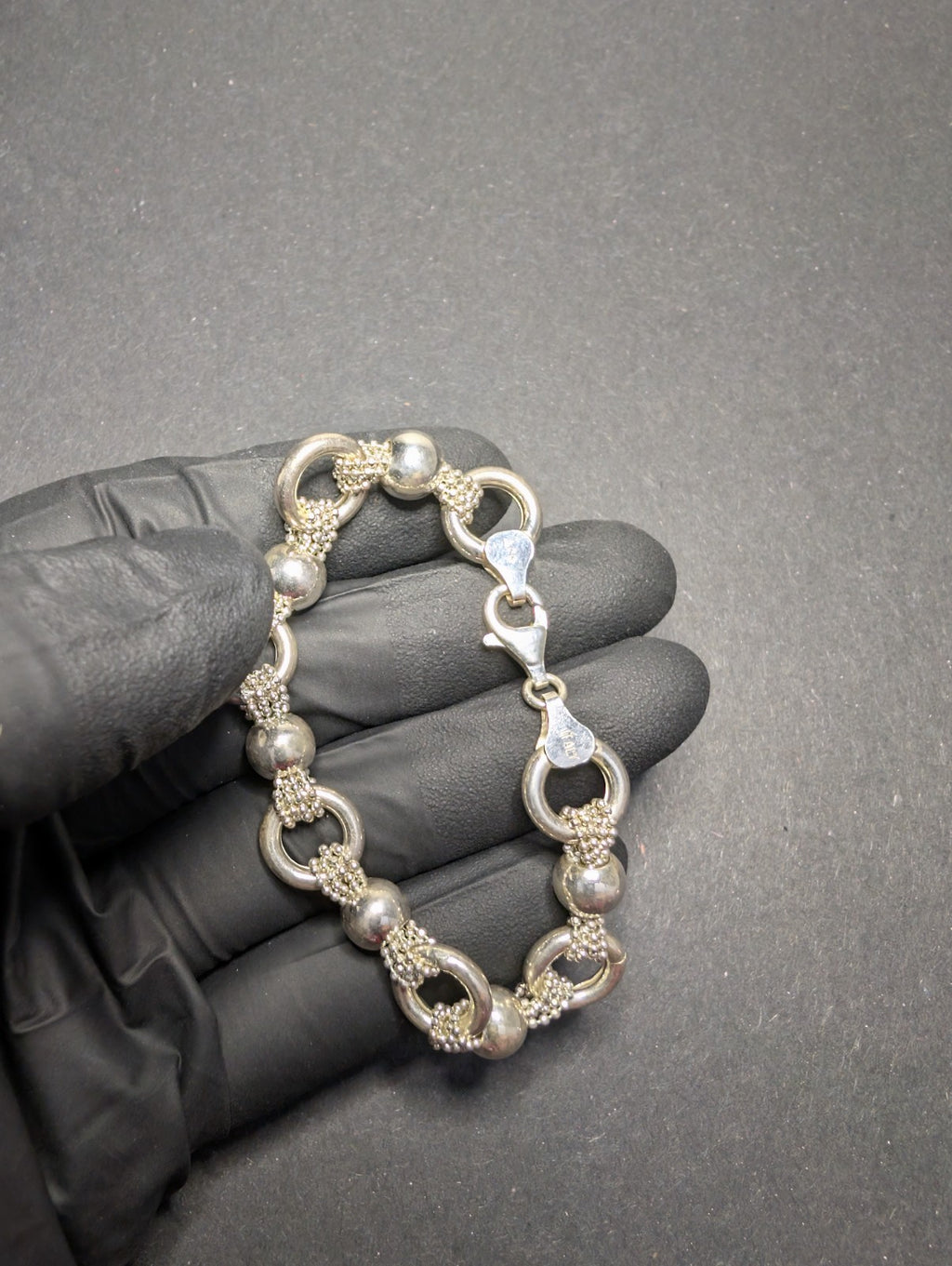 Solid 925 Sterling Silver Designer Inspired 7in 12.2mm Belcher Link Bracelet