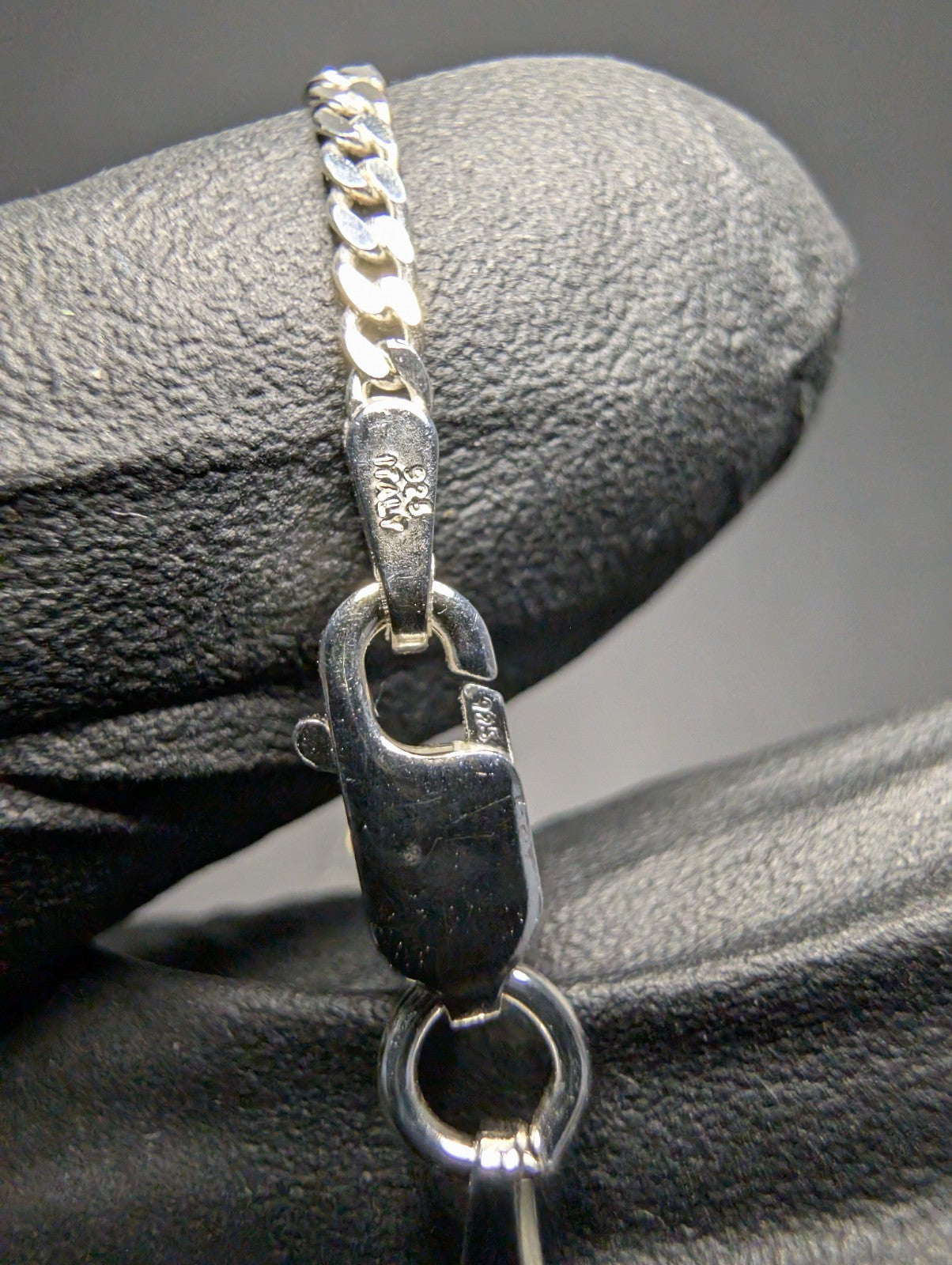 Solid 925 Italian Sterling Silver 16" 2.0mm Flat Cuban Necklace