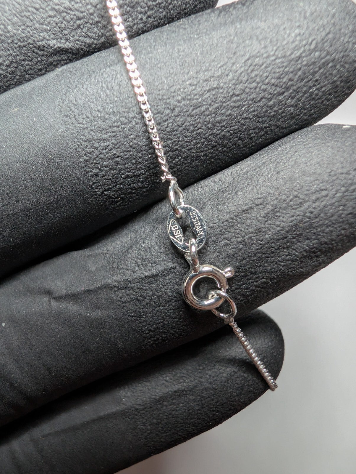 Solid 925 Sterling Silver 23in 2.3mm Micro Cuban