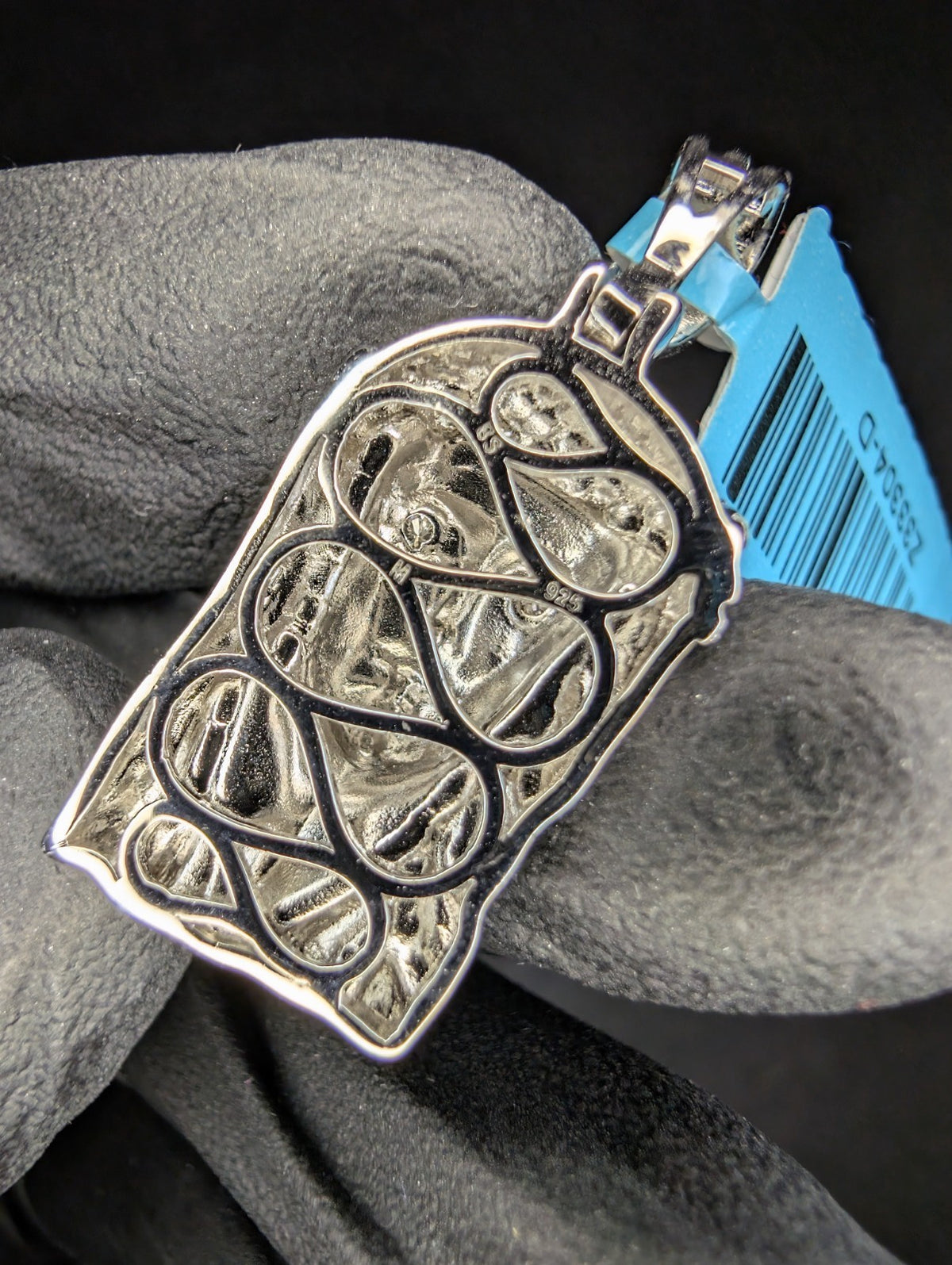 Solid 925 Sterling Silver Icy VVS D Moissanite High Polished Jesus Piece Pendant