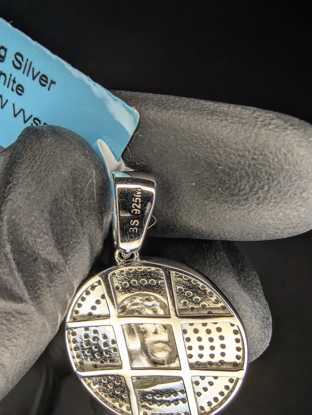 Solid 925 Sterling Silver Iced Out VVS Moissanite Jesus Piece Medallion Pendant