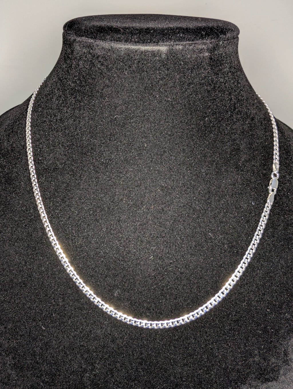 Solid 925 Italian Sterling Silver 20" 3.5mm Flat Cuban Necklace