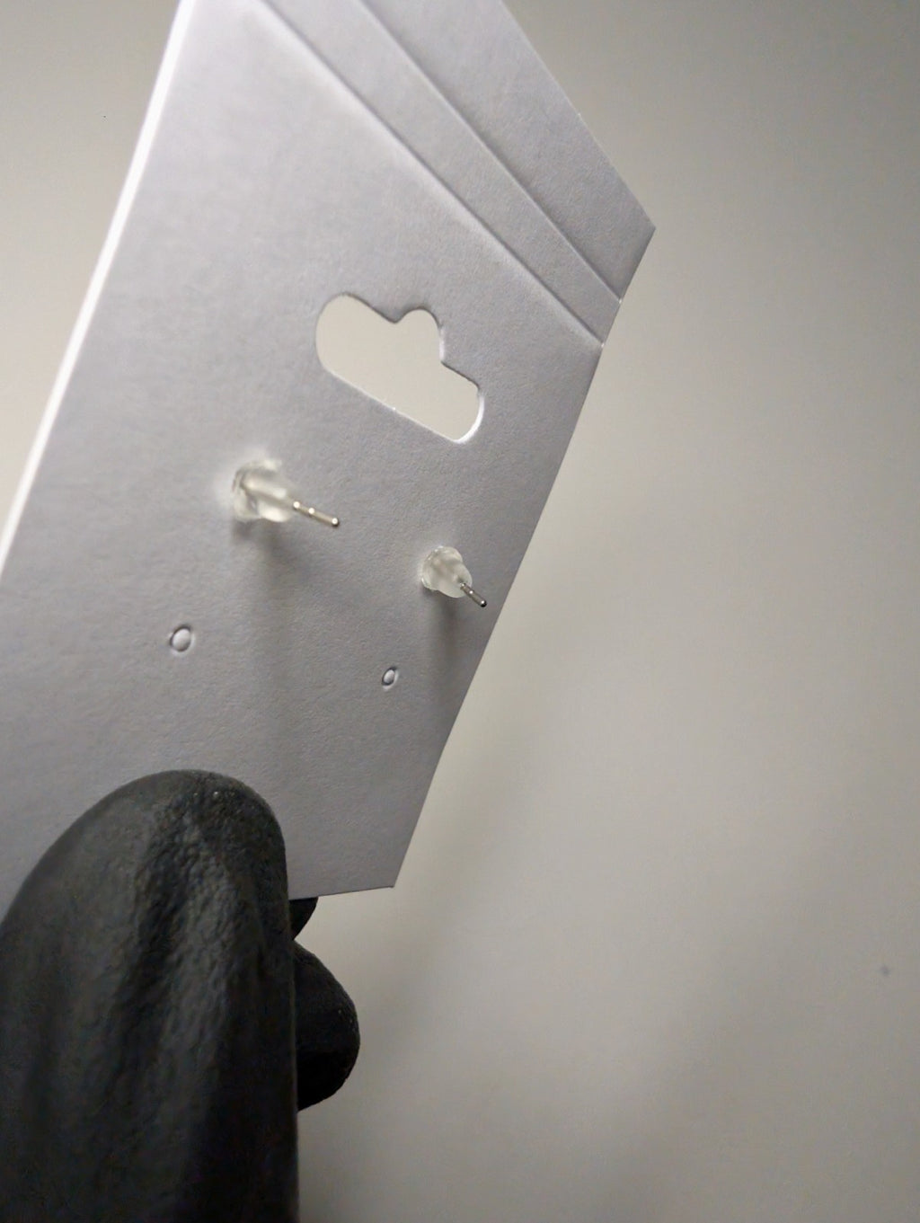 14K White Gold 4.0mm Round Ball Stud Earrings