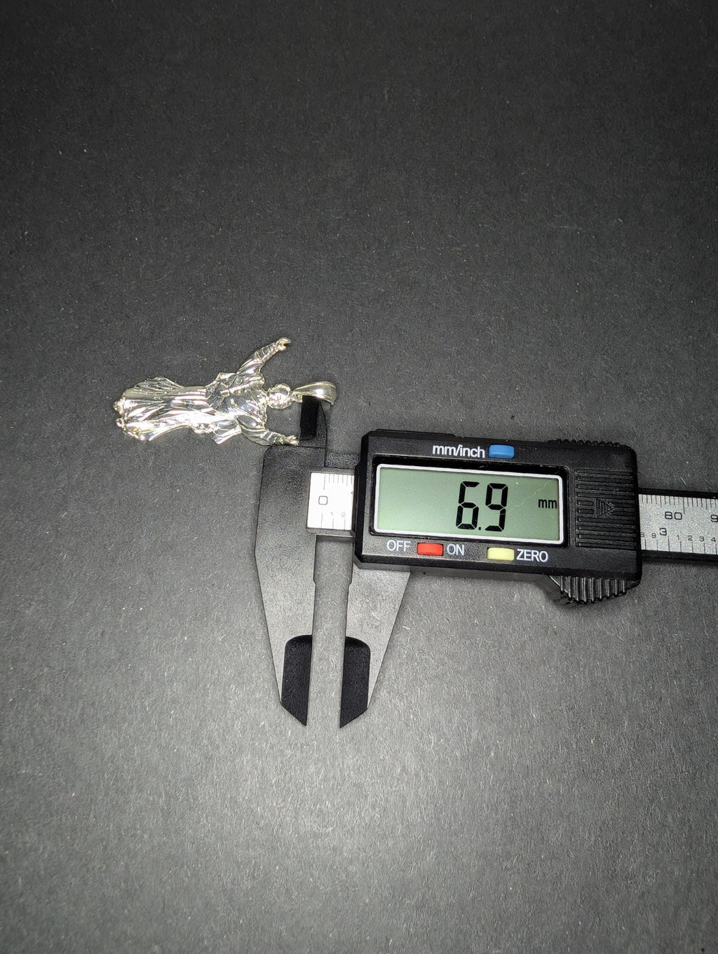 Solid 925 Sterling Silver Christ the Redeemer / Resurrection of Jesus Pendant