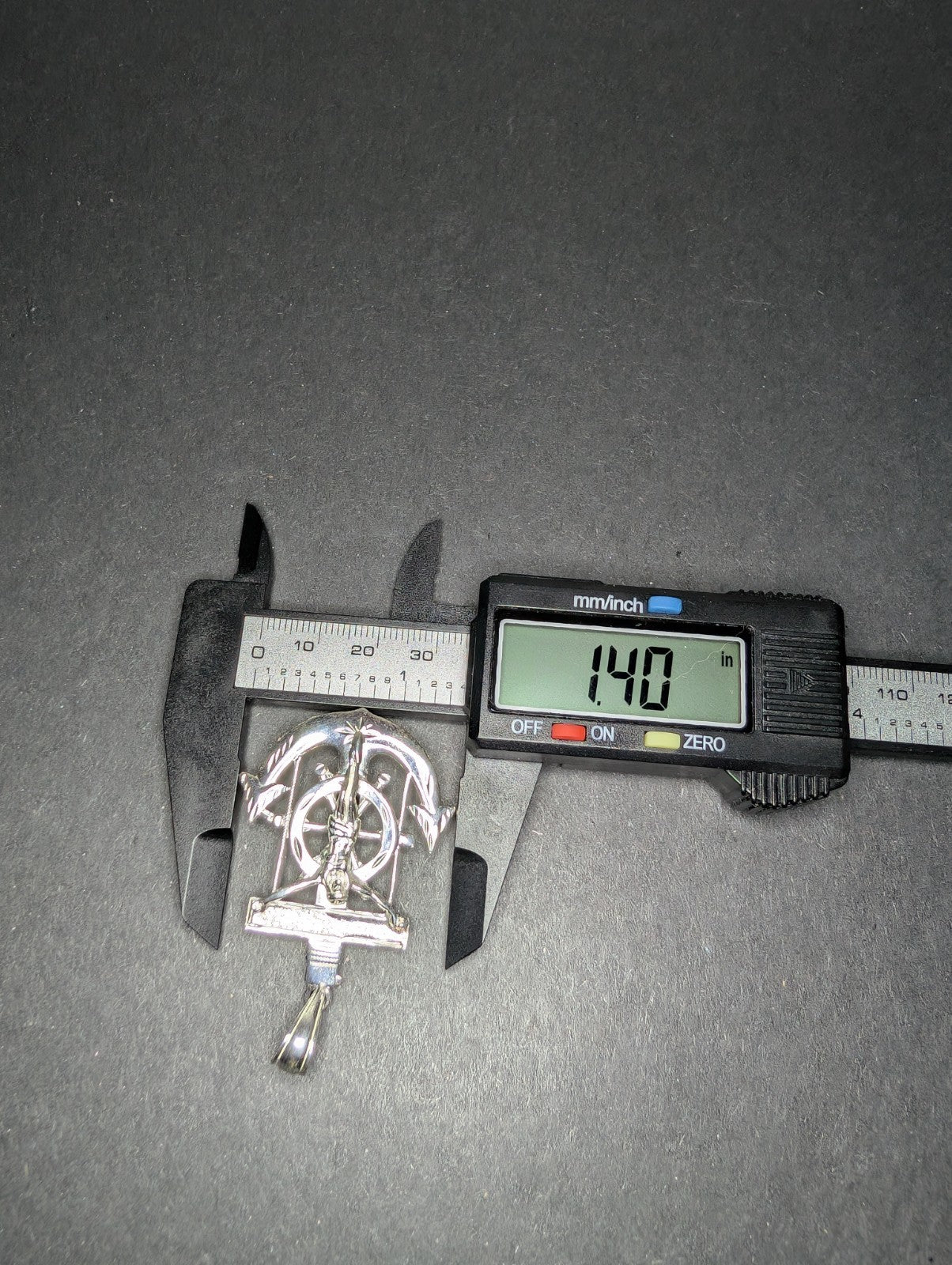 Solid 925 Sterling Silver Mariner's Cross Pendant