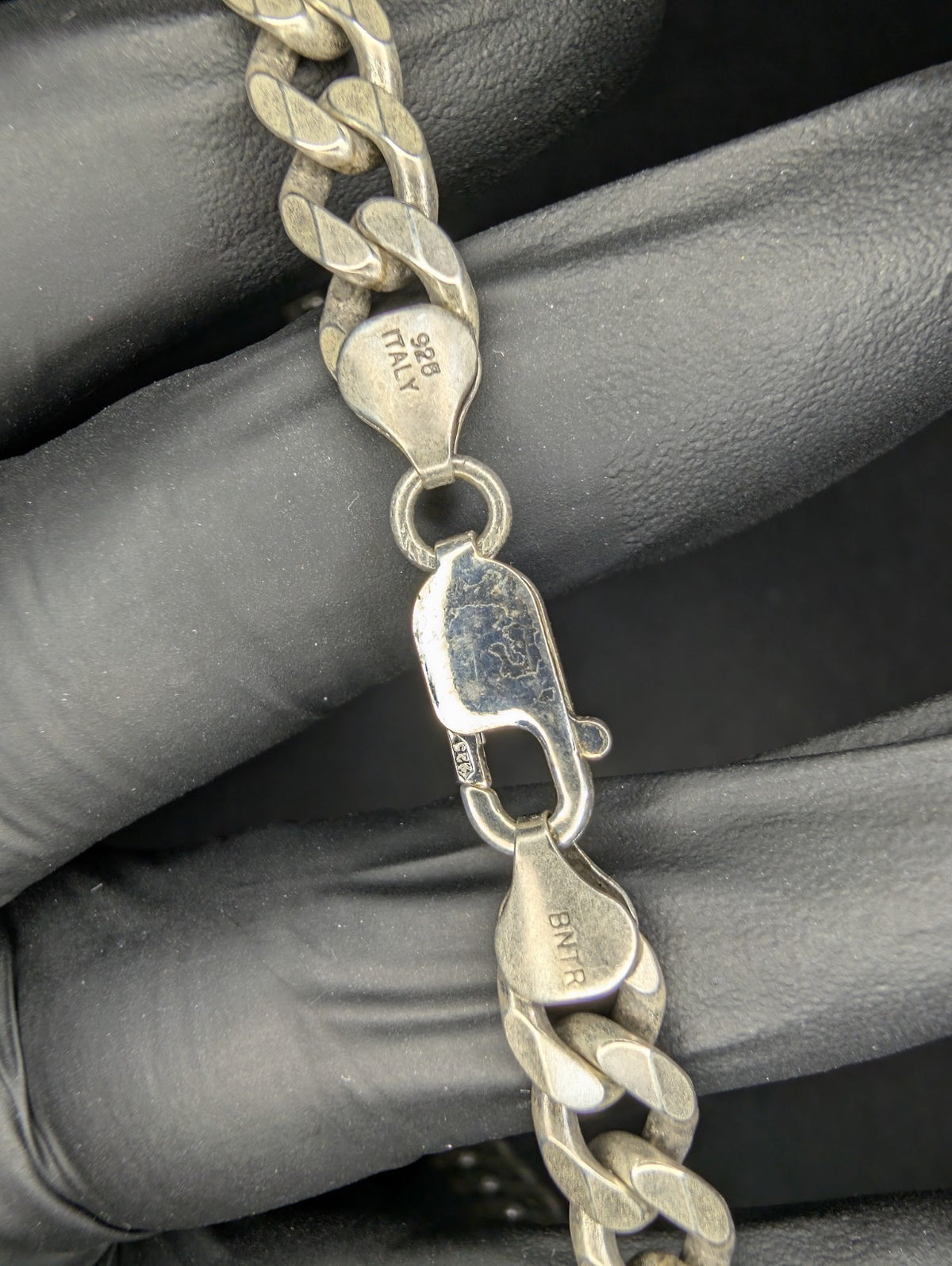 Solid 925 Italian Sterling Silver 24in 8.0mm Heavy Miami Cuban Chain Necklace
