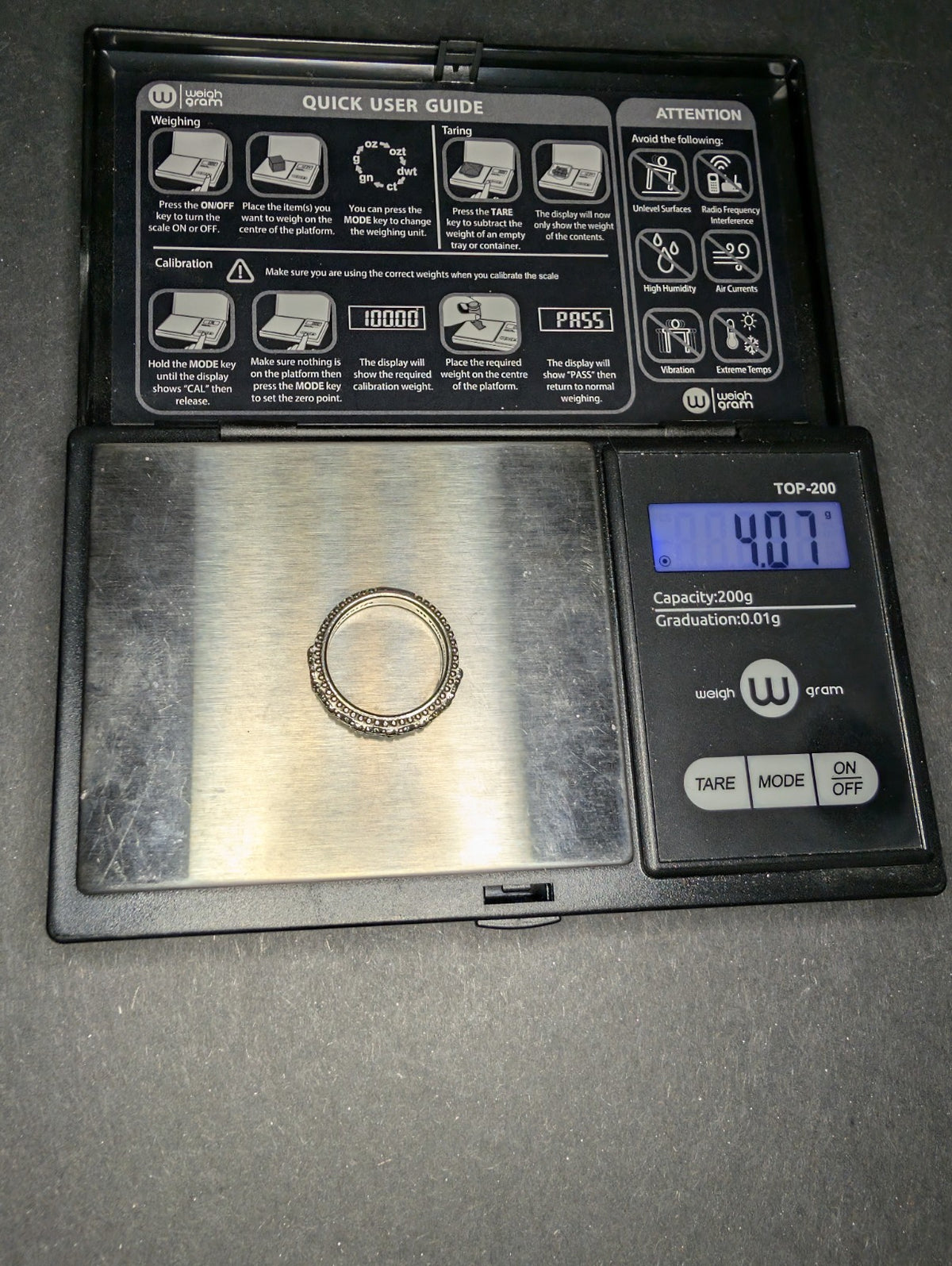 Judith Ripka Solid 925 Sterling Silver CZ Half Eternity Ring Size 5.75