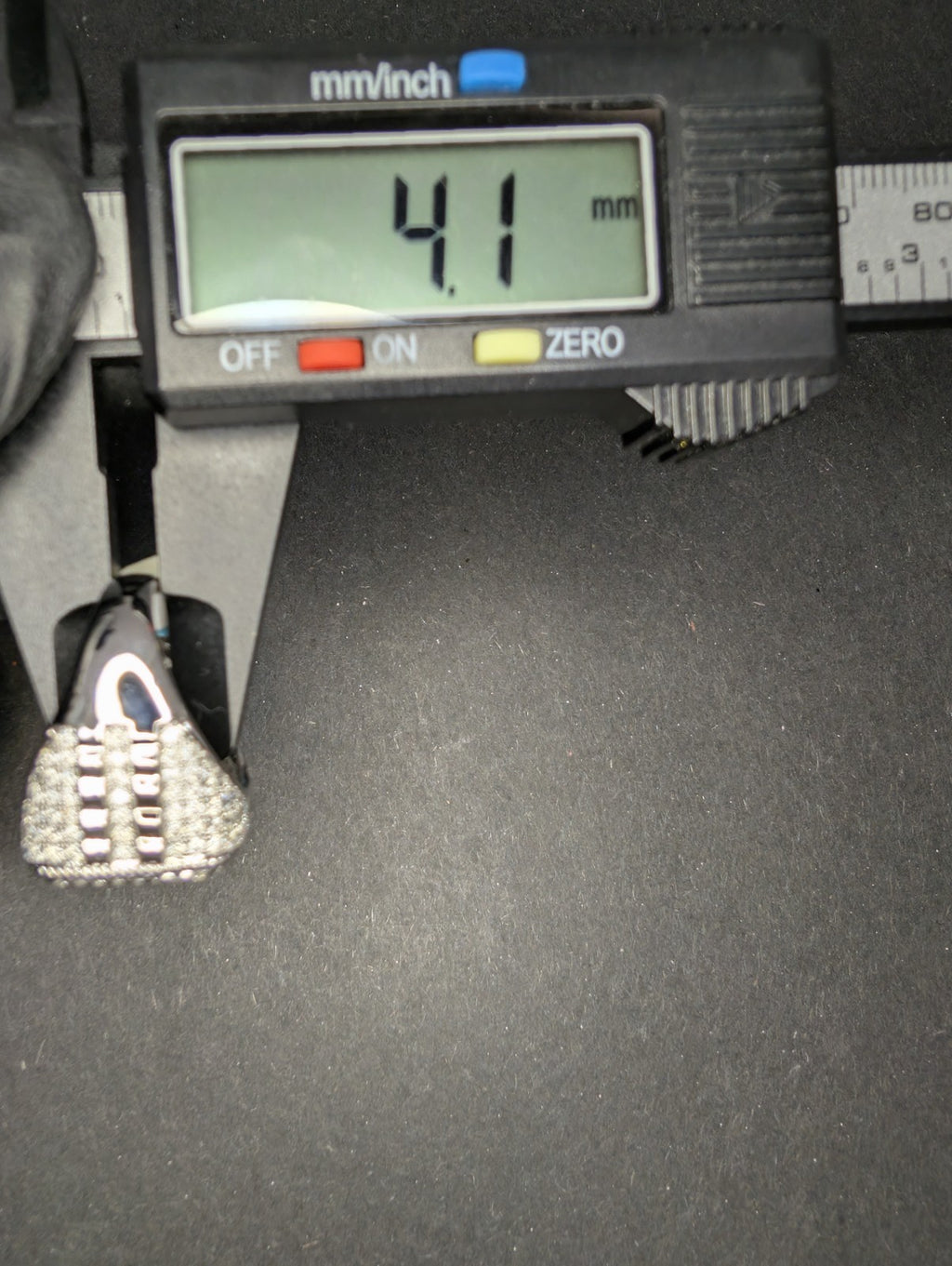 Solid 925 Sterling Silver Iced Out VVS D Moissanite Square Shaped Ring Size 8