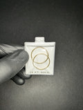 Solid 14K Yellow Gold 22.0mm x 1.0mm Minimalist Hoop Earrings