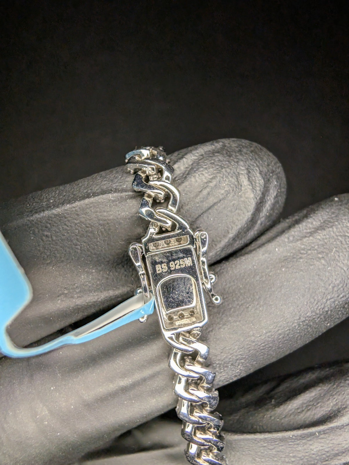 Solid 925 Sterling Silver VVS D Moissanite 7" 5.9mm Monaco Bracelet
