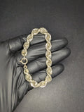 Solid 925 Sterling Silver 8” 8.8mm Thick Rope Bracelet
