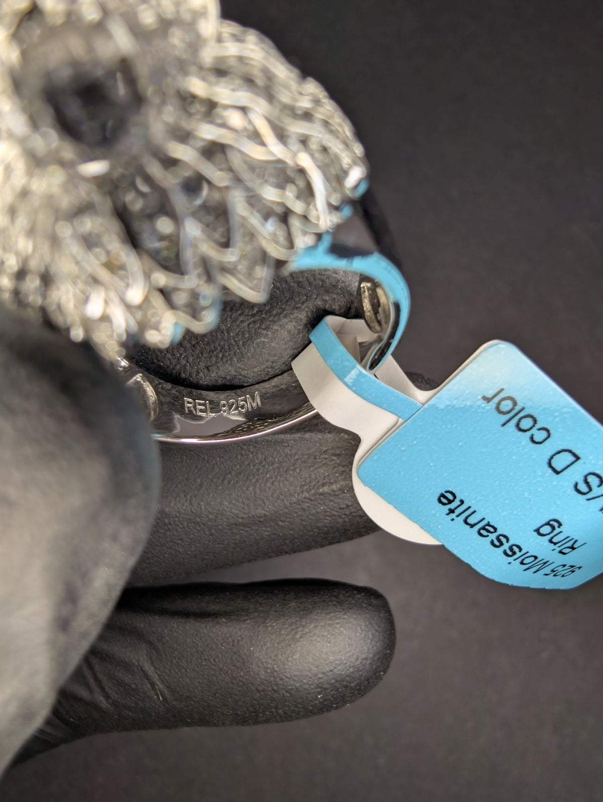 Solid 925 Sterling Silver Iced Out VVS D Moissanite Lion Head Ring Size 9