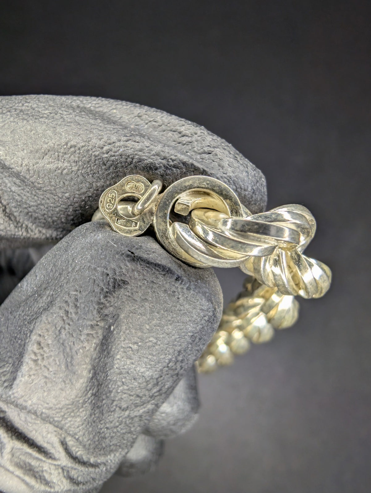 Solid 925 Sterling Silver 8” 8.8mm Thick Rope Bracelet