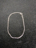 Solid 925 Sterling Silver 7in 1.2mm Cable Link Bracelet