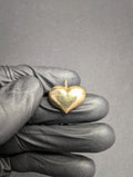 Vintage 14k Yellow Gold Puffed Heart Pendant