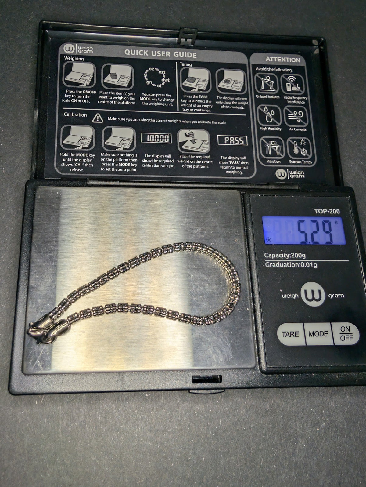 Black Rhodium over Solid 925 Silver Diamond-cut 7" 3.2mm Ice Barrel Bracelet