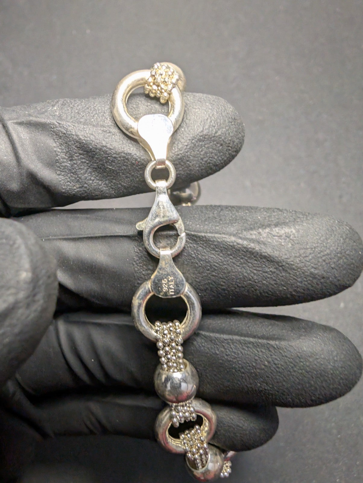Solid 925 Sterling Silver Designer Inspired 7in 12.2mm Belcher Link Bracelet